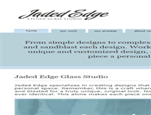 Tablet Screenshot of jadededge.com